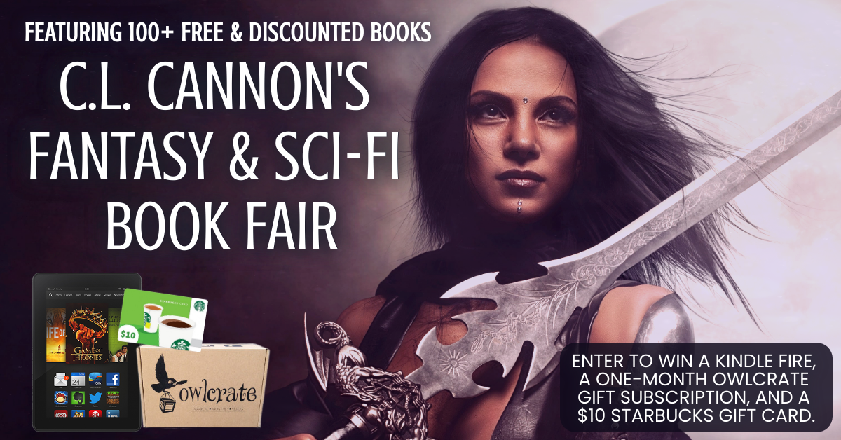 C.L. Cannon's Fantasy & Sci-Fi Book Fair + Bookish Giveaway!